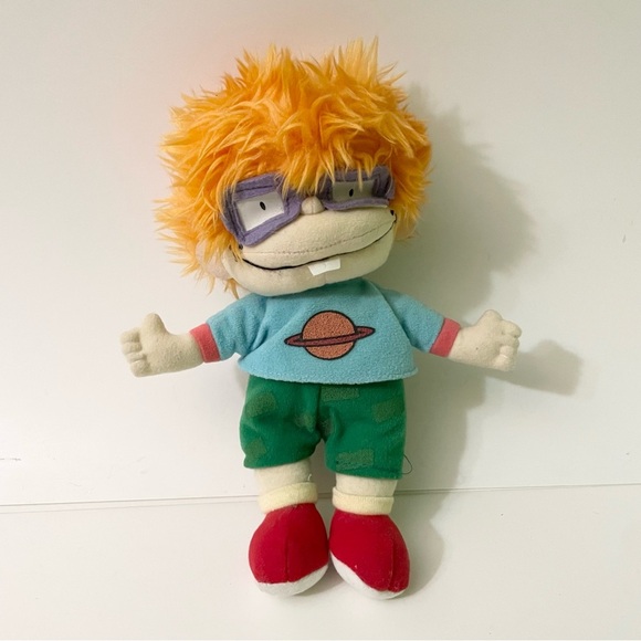 Vintage Nanco Rugrats Nickelodeon Chuckie Plush - Picture 1 of 15